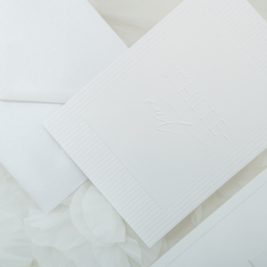 Stationery White Poem